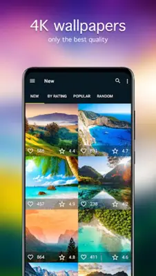 Nature Wallpapers 4K android App screenshot 4